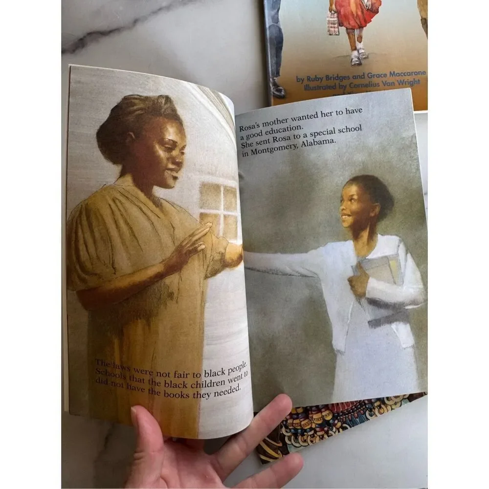 Rosa Parks Queen Sheba Ruby Bridges book bundle of 3